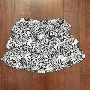 Crewcuts Girl’s Tiered Mini Skirt, 100% Gauzy Crinkled Cotton, Size 12